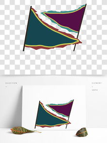 千圖網 免費下載旗子卡通素材與模板，助力創意設計